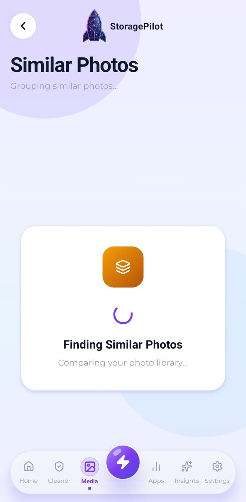 Similar Photos: comparing the photo library to group repeated shots